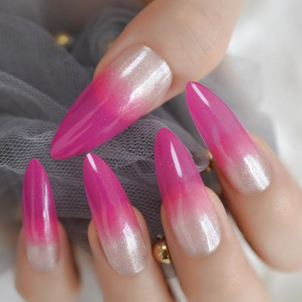 bright pink ombre french nail extra long stiletto false nails gradient shimmer faux ongle pointed tips with adhesive tabs 24, Red;gold
bright pink ombre french nail extra long stiletto false nails gradient shimmer faux ongle pointed tips with adhesive tabs 24, Red;gold