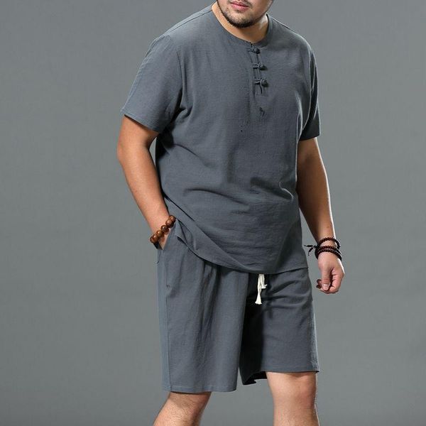 men's clothing large size tracksuit 8xl 9xl linen short t-shirt summer track suit 5xl cotton husband set kg-1214, Gray
men's clothing large size tracksuit 8xl 9xl linen short t-shirt summer track suit 5xl cotton husband set kg-1214, Gray
