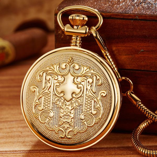 100% Hand-wind Luxury Mechanical Pocket Watch Luminous Skeleton Golden Men Women Fob Chain Clock Antique Pocket Watch Collection T200502
100% Hand-wind Luxury Mechanical Pocket Watch Luminous Skeleton Golden Men Women Fob Chain Clock Antique Pocket Watch Collection T200502