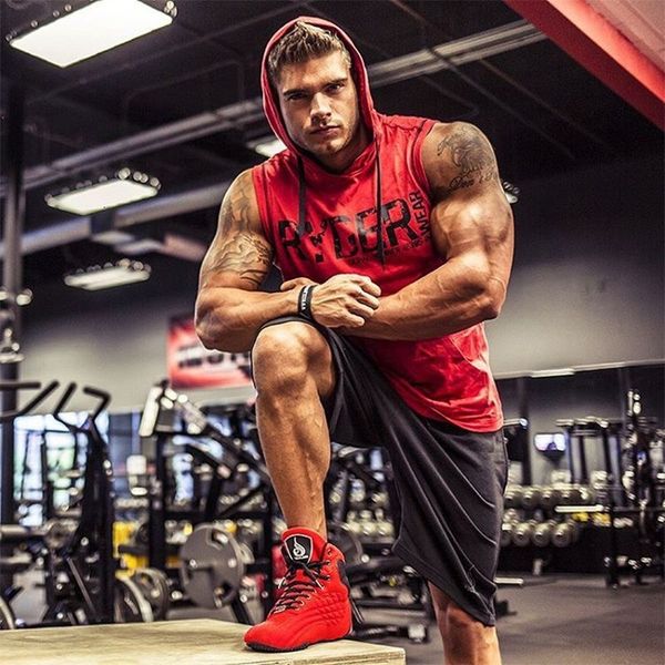 autumn and winter fitness sleeveless hooded sweatshirt training vest sports vest comfor loose hoodies men, Black
autumn and winter fitness sleeveless hooded sweatshirt training vest sports vest comfor loose hoodies men, Black