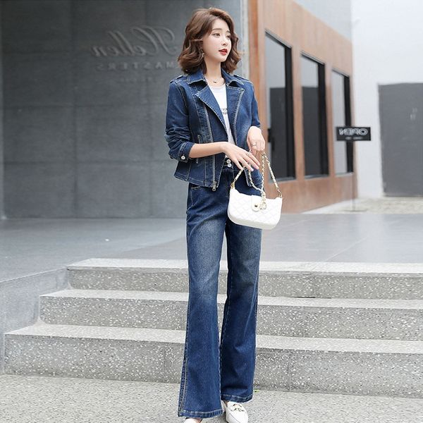 fashion professional denim suit wide wide leg pants women's autumn new 2020 slim slimming wide-leg pants age-reducing goddess fan two-p, Gray
fashion professional denim suit wide wide leg pants women's autumn new 2020 slim slimming wide-leg pants age-reducing goddess fan two-p, Gray