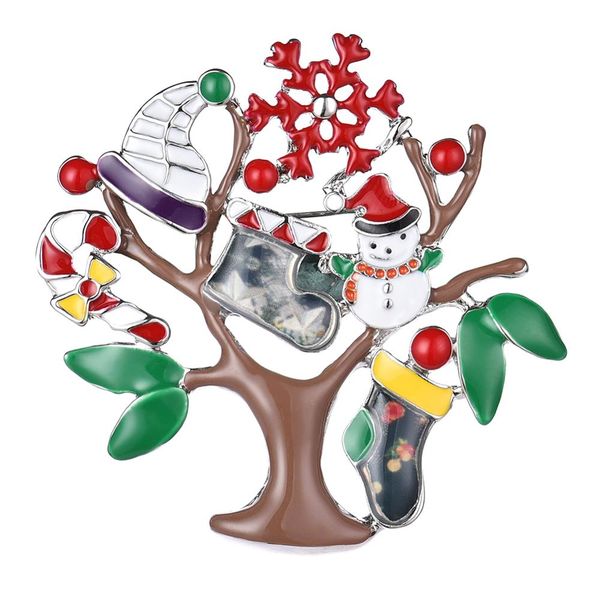 brooch of new charming christmas tree of life brooches pins trendy stocking snowman hat large collar pin brooch for women, Gray
brooch of new charming christmas tree of life brooches pins trendy stocking snowman hat large collar pin brooch for women, Gray