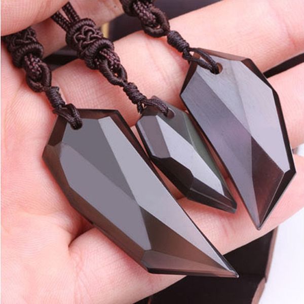 natural obsidian wolf tooth pendant necklace for women and men sweater necklace with rope amulets and talismans jewelry, Silver
natural obsidian wolf tooth pendant necklace for women and men sweater necklace with rope amulets and talismans jewelry, Silver