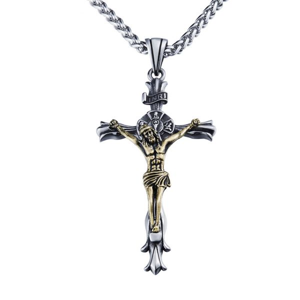 chains titanium steel men's big jesus pendant catholic, Silver
chains titanium steel men's big jesus pendant catholic, Silver