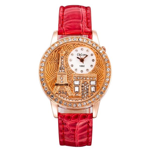 luxury watch women casual relogio feminino rhinestone paris crystal eiffel tower rose leather lady dress clock montre femme saat, Slivery;brown
luxury watch women casual relogio feminino rhinestone paris crystal eiffel tower rose leather lady dress clock montre femme saat, Slivery;brown