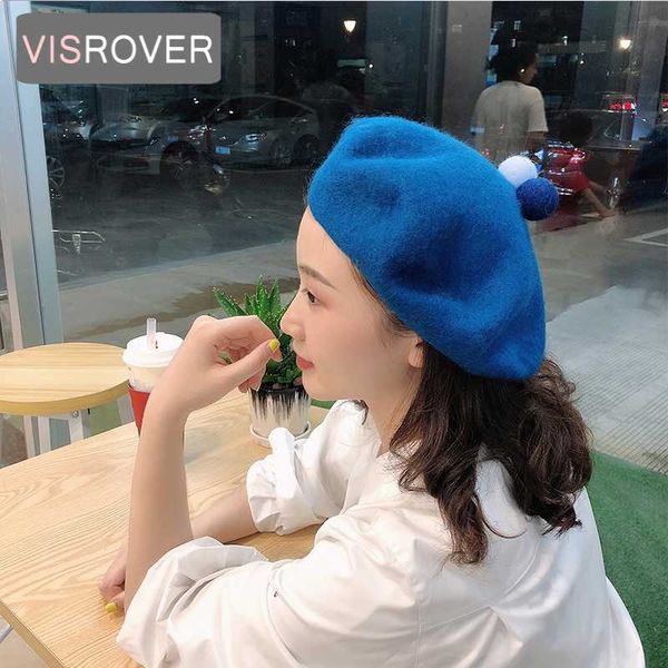 visrover 8 colorway wool winter woman beret solid acrylic autumn hat winter cap spring punk beret hat real wool wholesale, Blue;gray
visrover 8 colorway wool winter woman beret solid acrylic autumn hat winter cap spring punk beret hat real wool wholesale, Blue;gray