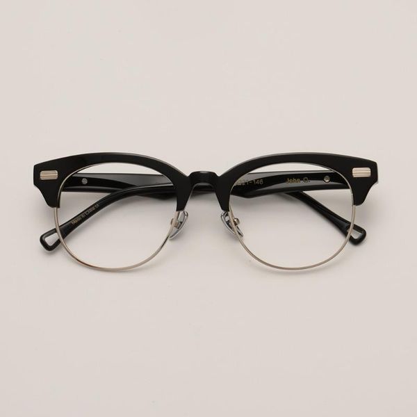 zerosun acetate eyeglasses frames male semi rimless oval glasses men vintage nerd spectacles for myopia optical prescription, Black
zerosun acetate eyeglasses frames male semi rimless oval glasses men vintage nerd spectacles for myopia optical prescription, Black