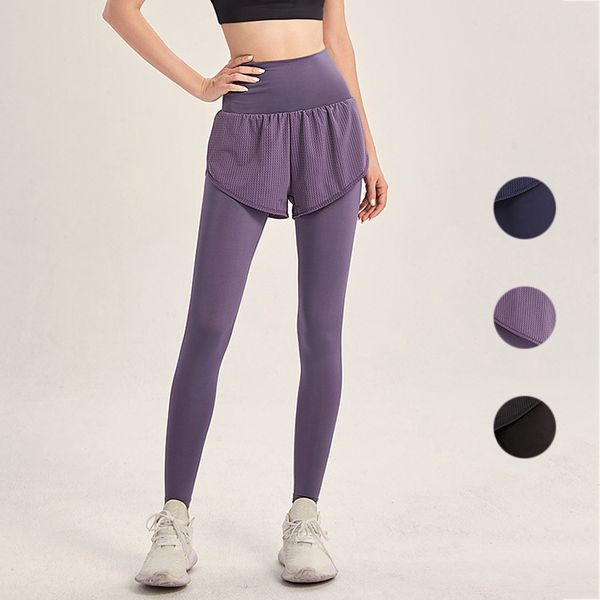 style women's yoga pants fitness sports fake two-piece tight pants yoga mat running quick-drying outdoor, Black;blue
style women's yoga pants fitness sports fake two-piece tight pants yoga mat running quick-drying outdoor, Black;blue