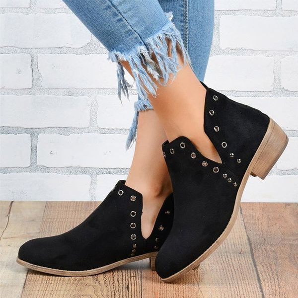 boots fashion shoe plus size footwear female drop women ankle casual shoes ladies chunky boot pointed toe seude slip on, Black
boots fashion shoe plus size footwear female drop women ankle casual shoes ladies chunky boot pointed toe seude slip on, Black