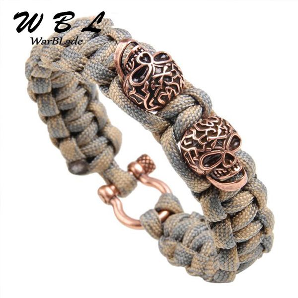 charm bracelets 2021 fashion retro personality skull copper accessories men's domineering bracelet jewelry umbrella core rope, Golden;silver
charm bracelets 2021 fashion retro personality skull copper accessories men's domineering bracelet jewelry umbrella core rope, Golden;silver