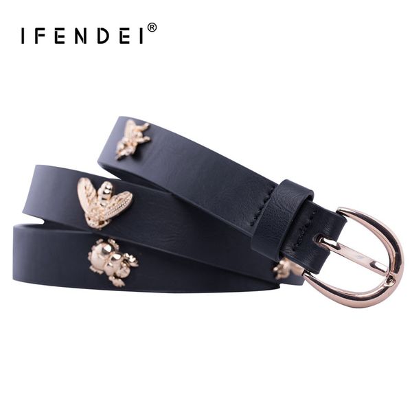 ifendei soft pu leather women's belt waist brand style belts for women insects bee designer strap 2020 new cinturon mujer, Black;brown
ifendei soft pu leather women's belt waist brand style belts for women insects bee designer strap 2020 new cinturon mujer, Black;brown