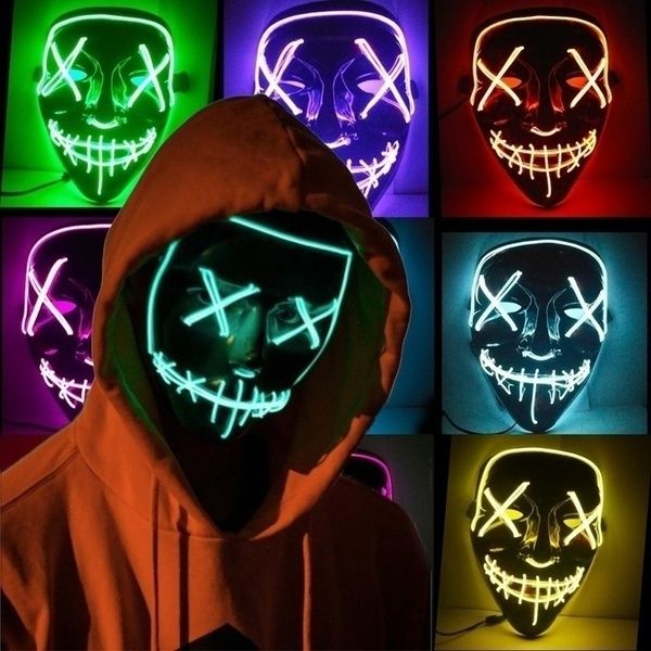 halloween led light mask halloween costume supplies for festival masquerade cosplay party performance neon funny face maske
halloween led light mask halloween costume supplies for festival masquerade cosplay party performance neon funny face maske