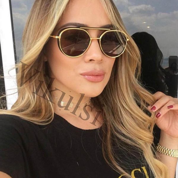 double beam men round sunglasses 2020 new women retro black sunglasses fashion trend eyewear driving glasses for female shades, White;black
double beam men round sunglasses 2020 new women retro black sunglasses fashion trend eyewear driving glasses for female shades, White;black