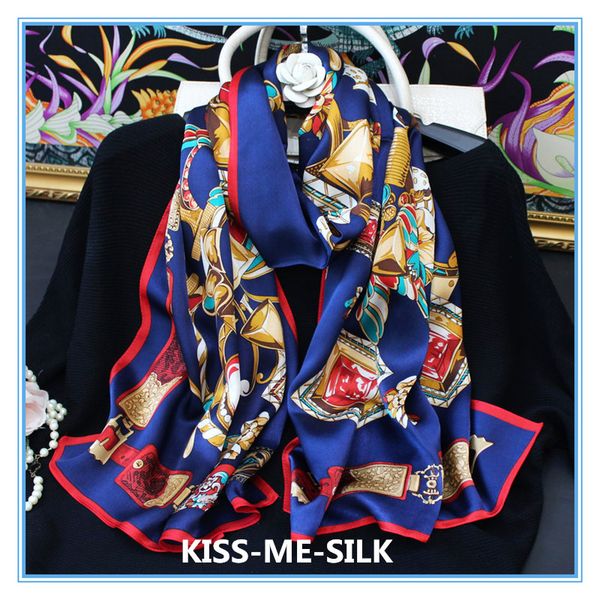 kms fashion silk scarf retro gorgeous wild long pure silk mulberry-silk scarf shawl for women 170*53cm/45g, Blue;gray
kms fashion silk scarf retro gorgeous wild long pure silk mulberry-silk scarf shawl for women 170*53cm/45g, Blue;gray