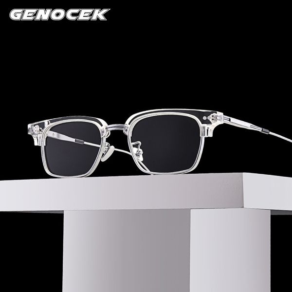 square acetate optical glasses frame men women vintage transparent half frame prescription eyeglasses eyewear, Black
square acetate optical glasses frame men women vintage transparent half frame prescription eyeglasses eyewear, Black