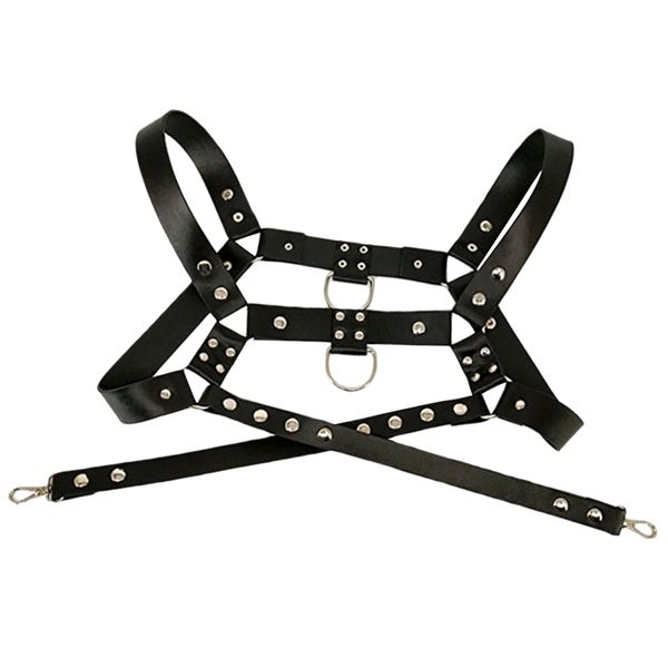 novelty mens black leather chest body harness clubwear lingerie cosplay costume goth guy belt
novelty mens black leather chest body harness clubwear lingerie cosplay costume goth guy belt