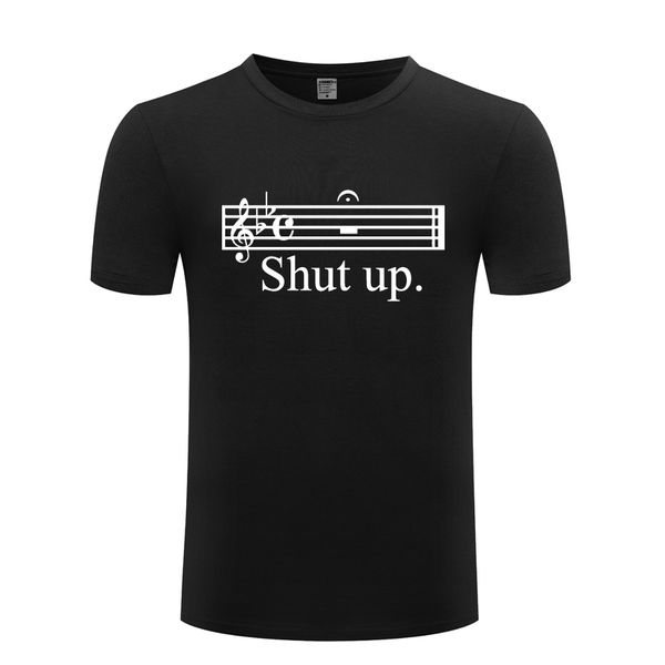 music shut up novelty creative men's t-shirt t shirt men 2018 new short sleeve o neck cotton casual tee
music shut up novelty creative men's t-shirt t shirt men 2018 new short sleeve o neck cotton casual tee