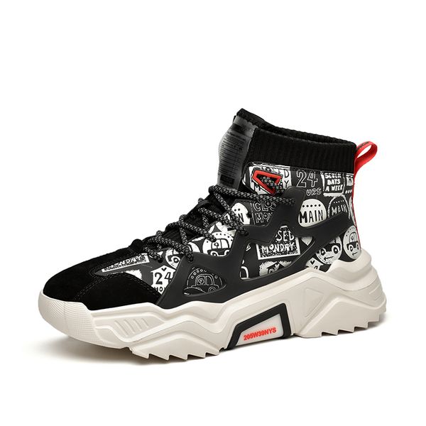 popular style men's sneakers autumn spring man sports shoes comfortabe men casual sneaker non-slip male tennis walking footwear, Black
popular style men's sneakers autumn spring man sports shoes comfortabe men casual sneaker non-slip male tennis walking footwear, Black