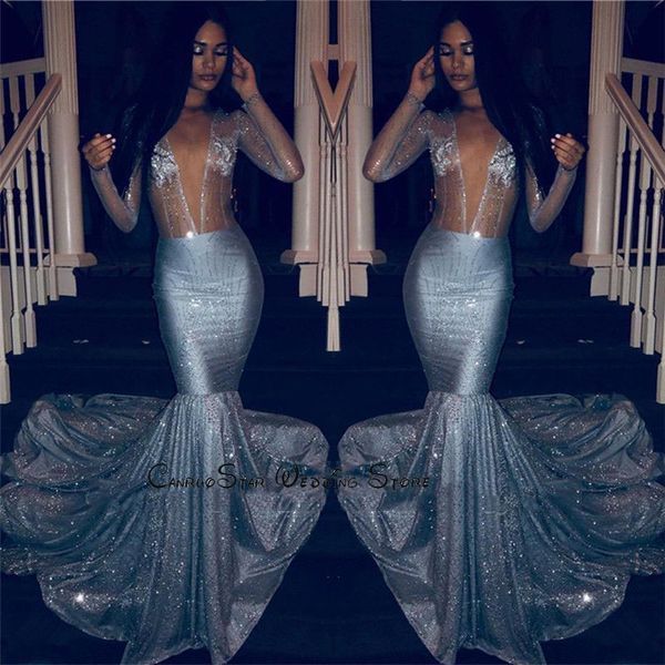sexy глубокий v-образный вырез sparkly блестки с длинным рукавом пром платья русалка sheer тюль вечерние платья vestidos робы-де-коктейль, Black;red
sexy глубокий v-образный вырез sparkly блестки с длинным рукавом пром платья русалка sheer тюль вечерние платья vestidos робы-де-коктейль, Black;red