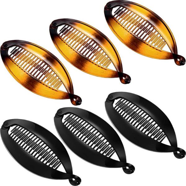 hair clip fish shape banana barrettes 3pcs black and 3 pcs brown hairpins hair accessories for women clip clamp
hair clip fish shape banana barrettes 3pcs black and 3 pcs brown hairpins hair accessories for women clip clamp