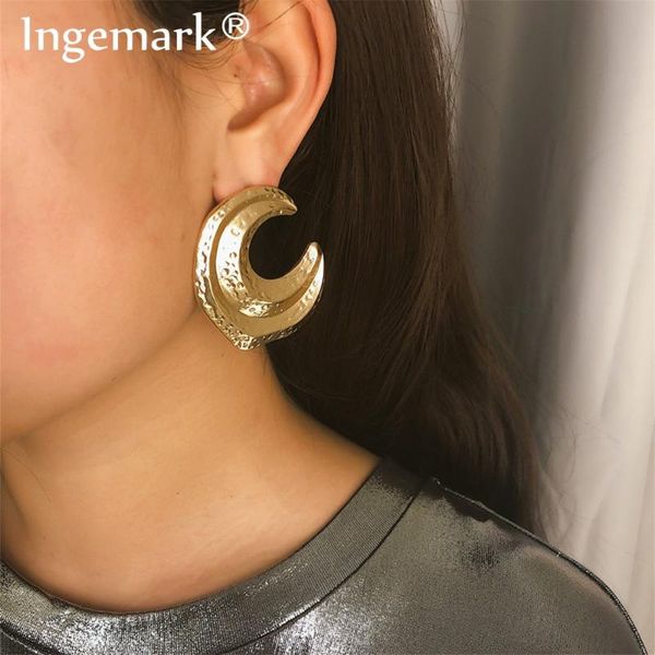 ingemark exaggerated heavy metal stud earrings brincos gifts punk uneven moon alloy earrings steampunk ear jewelry, Golden;silver
ingemark exaggerated heavy metal stud earrings brincos gifts punk uneven moon alloy earrings steampunk ear jewelry, Golden;silver