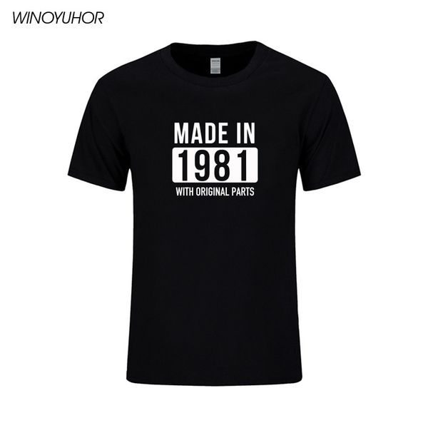 funny t shirt made in 1981 letter print t-shirt limited edition 38th birthday gift nostalgic year humour tee camisetas masculina
funny t shirt made in 1981 letter print t-shirt limited edition 38th birthday gift nostalgic year humour tee camisetas masculina