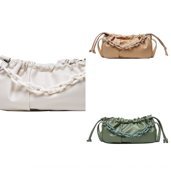 2020 new summer all-match solid color pleated chain single shoulder dumpling bag women's personalized soft leather crossbody cloud dump
2020 new summer all-match solid color pleated chain single shoulder dumpling bag women's personalized soft leather crossbody cloud dump