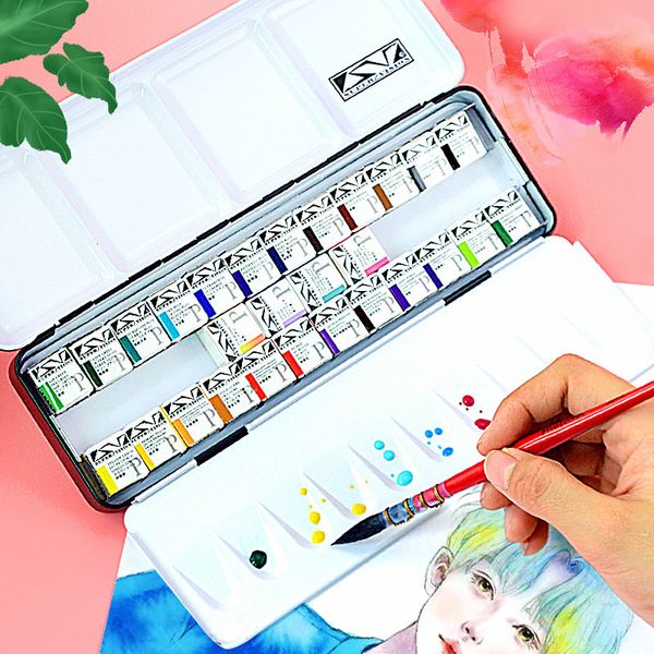 super vision 12/24colors professional solid watercolor paint set artist water colour pigment aquarelle for painting art supplies
super vision 12/24colors professional solid watercolor paint set artist water colour pigment aquarelle for painting art supplies