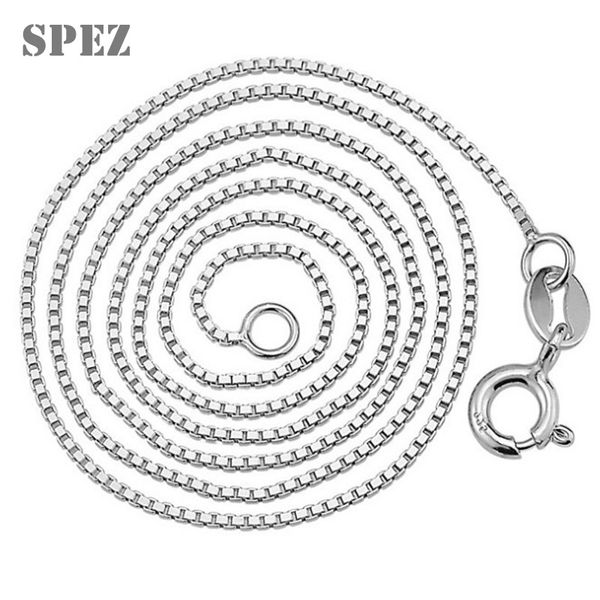 genuine 925 sterling silver necklaces 45cm classic box chain for women jewelry fashion gift
genuine 925 sterling silver necklaces 45cm classic box chain for women jewelry fashion gift