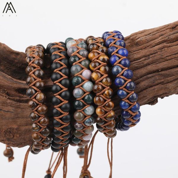 charm bracelets 6mm natural gems stone beads woven adjustable bracelet,wholesales boho women handmade knotted rope bracelet jewelry n0329ama, Golden;silver
charm bracelets 6mm natural gems stone beads woven adjustable bracelet,wholesales boho women handmade knotted rope bracelet jewelry n0329ama, Golden;silver