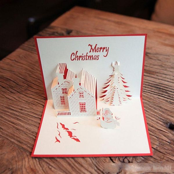 wholesale christmas greeting cards 3d paper cutting castle christmas tree snowman postcard blessing cards gift ing
wholesale christmas greeting cards 3d paper cutting castle christmas tree snowman postcard blessing cards gift ing
