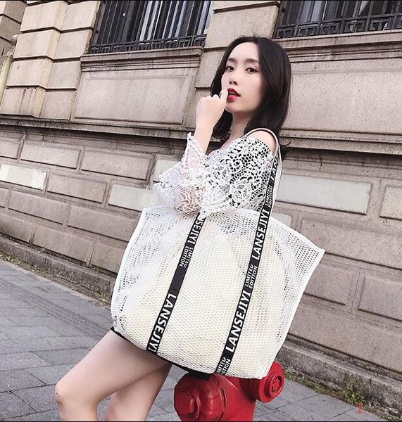 Designer Women Handbag Luxury Hollow-out Summerc Mesh Female Bag Single Shoulder Bag Oversize Beach Shopping Bag Sail/PH-RG2010103
Designer Women Handbag Luxury Hollow-out Summerc Mesh Female Bag Single Shoulder Bag Oversize Beach Shopping Bag Sail/PH-RG2010103