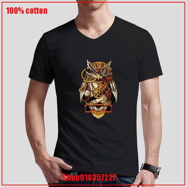steampunk owl men clothing v neck plus size t shirt for men 4xl 5xl father's day gift streetwear male printed tees team t-shirts
steampunk owl men clothing v neck plus size t shirt for men 4xl 5xl father's day gift streetwear male printed tees team t-shirts