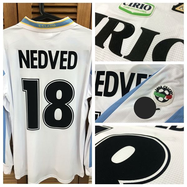 ssl 00/01 vintage classic centenary shirt jersey long sleeves nesta crespo veron nedved custom name number patches sponsor, Black
ssl 00/01 vintage classic centenary shirt jersey long sleeves nesta crespo veron nedved custom name number patches sponsor, Black