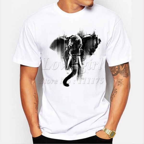 new arrivals 2019 men's fashion creative ink elephant t-shirt harajuku funny tee shirts hipster o-neck cool
new arrivals 2019 men's fashion creative ink elephant t-shirt harajuku funny tee shirts hipster o-neck cool