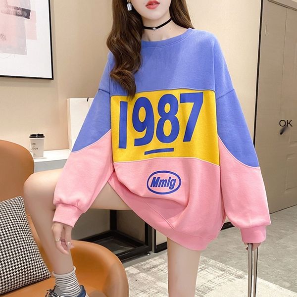 3808mini brushed65 polyester fiber 35 cottonloose large pulloversweater pullover size color matching thin pullover sweater for women e9eqo e, Black
3808mini brushed65 polyester fiber 35 cottonloose large pulloversweater pullover size color matching thin pullover sweater for women e9eqo e, Black