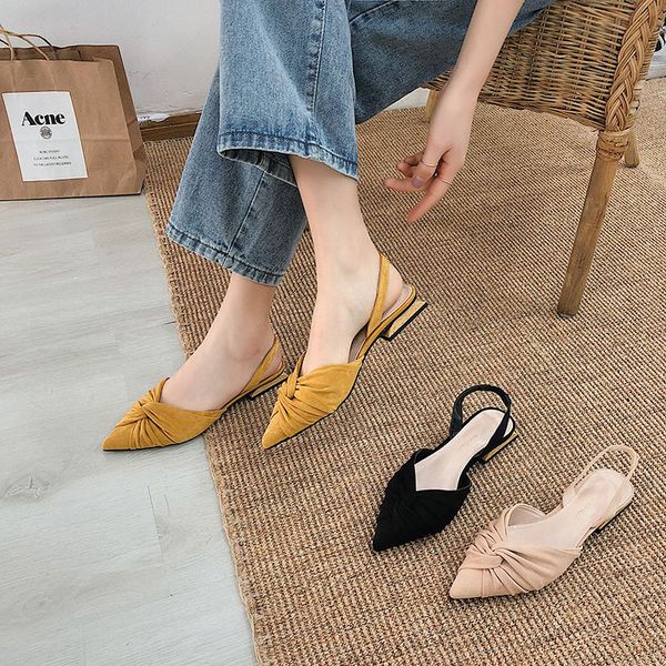 pleated bow-knot flock pointed toe sandals women chunky wood square low heels flip flops cover toe gladiator sandalias femme2020, Black
pleated bow-knot flock pointed toe sandals women chunky wood square low heels flip flops cover toe gladiator sandalias femme2020, Black