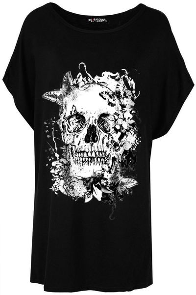 womens ladies lagenlook halloween skull teeth scary batwing oversized t-shirt cartoon t shirt men new fashion tshirt(1
womens ladies lagenlook halloween skull teeth scary batwing oversized t-shirt cartoon t shirt men new fashion tshirt(1