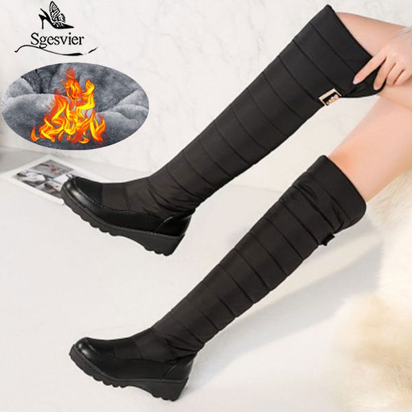 sgesvier plus size 35-44 new 2020 snow boots women fashion keep warm winter boots round toe platform knee high female shoe, Black
sgesvier plus size 35-44 new 2020 snow boots women fashion keep warm winter boots round toe platform knee high female shoe, Black