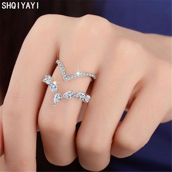 wedding rings shqiyayi cubic zirconia finger for women cocktail party fashion jewelry casual bohemian style accessories resizable 157, Slivery;golden
wedding rings shqiyayi cubic zirconia finger for women cocktail party fashion jewelry casual bohemian style accessories resizable 157, Slivery;golden