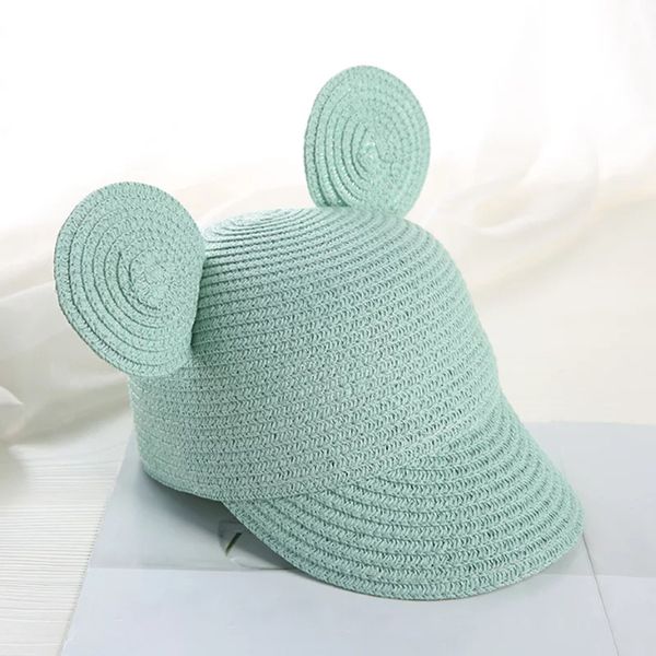 2021 cute child girls straw bowknot sun kids large brim summer boater beach ribbon round flat fedora hat 9z3z, Blue;gray
2021 cute child girls straw bowknot sun kids large brim summer boater beach ribbon round flat fedora hat 9z3z, Blue;gray