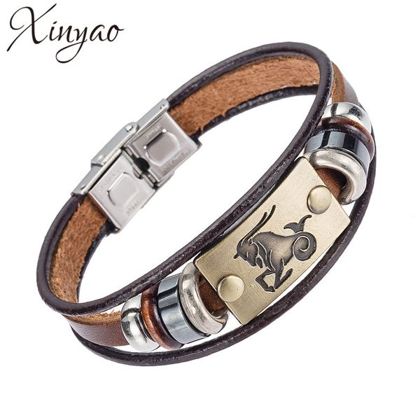 xinyao scorpio virgo libra aries zodiac taurus 12 constellation bracelets men women genuine braided leather bracelet men jewelry, Red;blue
xinyao scorpio virgo libra aries zodiac taurus 12 constellation bracelets men women genuine braided leather bracelet men jewelry, Red;blue
