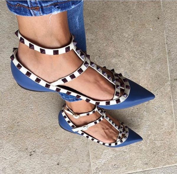 popular rock studs leather ballerinas flats ballet cage rivets pointed toe women gladiator flats luxurious brands comfort walking eu35, Black
popular rock studs leather ballerinas flats ballet cage rivets pointed toe women gladiator flats luxurious brands comfort walking eu35, Black