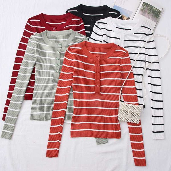 singrain women striped knitted pullovers 2020 new autumn fashion slim knitwear pull femme korean style chic streetwear sweater, White;black
singrain women striped knitted pullovers 2020 new autumn fashion slim knitwear pull femme korean style chic streetwear sweater, White;black