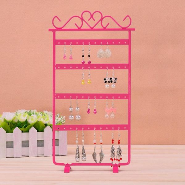 33cm earring display 48 hole rack jewelry iron wall frame necklace holder accessories base storage for jewelry white/pink/black, Pink;blue
33cm earring display 48 hole rack jewelry iron wall frame necklace holder accessories base storage for jewelry white/pink/black, Pink;blue