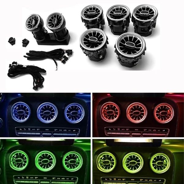 7pcs 64 colors air vent trim for c glc class w205 x253 c300 glc43 console ac outlet turbo air vent ambiemt light
7pcs 64 colors air vent trim for c glc class w205 x253 c300 glc43 console ac outlet turbo air vent ambiemt light