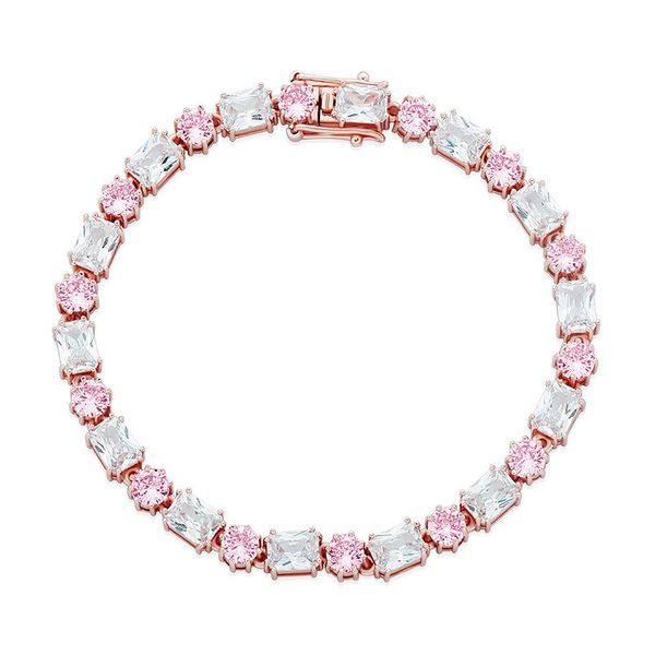 luxury jewelry women bracelets 6mm bracelet round and square iced out cubic zirconia women's bracelets, Black
luxury jewelry women bracelets 6mm bracelet round and square iced out cubic zirconia women's bracelets, Black