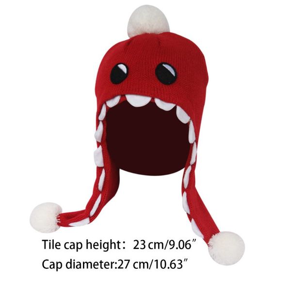 beanie/skull caps children winter earflap beanie hat cute cartoon monster pompom double layer preppy style student knitted warm, Blue;gray
beanie/skull caps children winter earflap beanie hat cute cartoon monster pompom double layer preppy style student knitted warm, Blue;gray