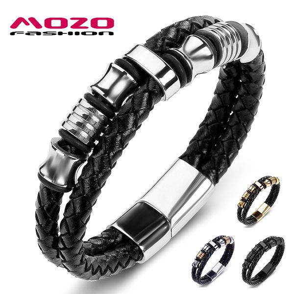 fashion male jewelry black leather braided rope chain stainless steel bangles for party gifts, Golden;silver
fashion male jewelry black leather braided rope chain stainless steel bangles for party gifts, Golden;silver