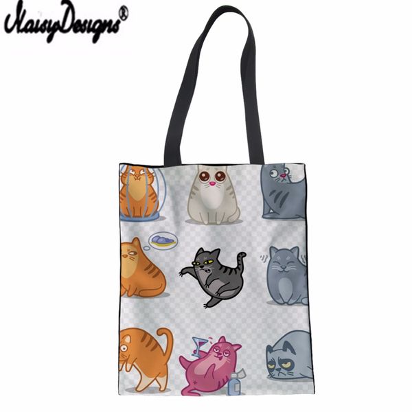 noisydesigns cartoon cats theme printed canvas handbag bag female large capacity shopping bag summer beach diy customized
noisydesigns cartoon cats theme printed canvas handbag bag female large capacity shopping bag summer beach diy customized